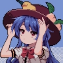 Tenshi Hinanawi, a character from Touhou